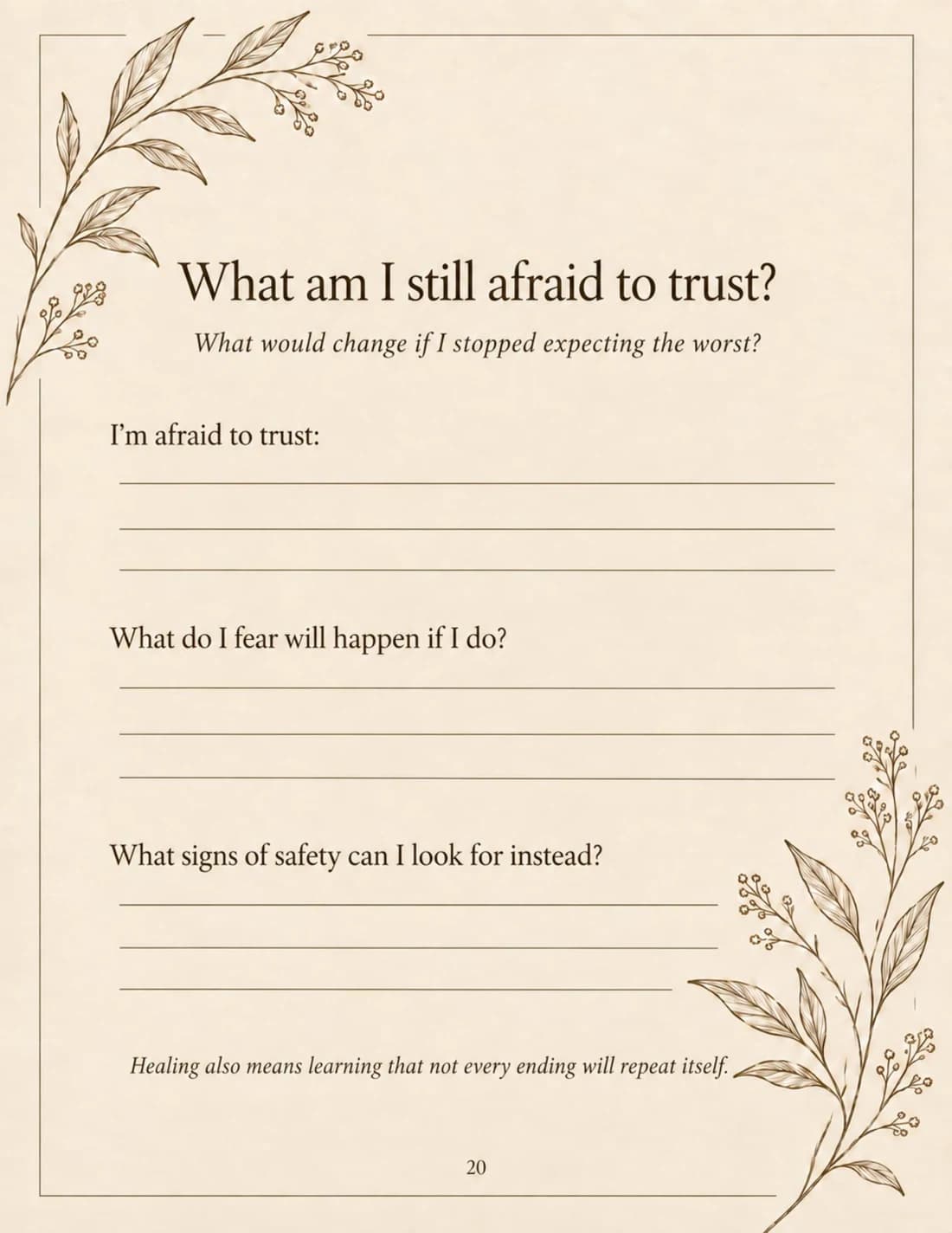 Digital journal preview, page 20
