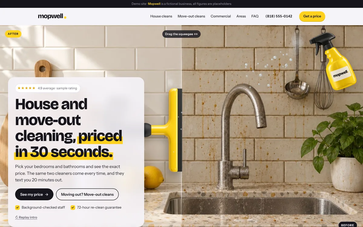 Mopwell website designed by Tengiz Social